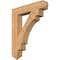 Ekena Millwork Merced Arts & Crafts Smooth Bracket, Western Red Cedar, 5 1/2"W x 32"D x 38"H BKT06X32X38MRC03SWR - alternate 1